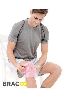 Bracoo KS10 Genouillère Rotulienne et Ligamentaire, Attelle de Genou avec Anneau Stabilisateur à Rotule Ouverte, Orthèse