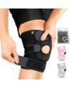 Bracoo KS10 Genouillère Rotulienne et Ligamentaire, Attelle de Genou avec Anneau Stabilisateur à Rotule Ouverte, Orthèse