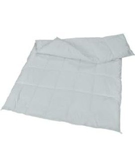 Utopia Bedding Couette 220x240 cm, Couette Chaud 370 GSM, pour lit 2 Personne, Couverture Blanc avec Onglets d'angle (Blanc)