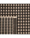 Paco Home Tapis Look Jute Indoor-Outdoor - Naturel & Noir, Robuste & Élégant, Idéal pour Terrasse & Salon, Dimension:160x230 cm,