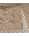 Paco Home Tapis Look Jute Indoor-Outdoor - Naturel & Noir, Robuste & Élégant, Idéal pour Terrasse & Salon, Dimension:160x230 cm,