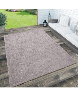 Paco Home Tapis Look Jute Indoor-Outdoor - Naturel & Noir, Robuste & Élégant, Idéal pour Terrasse & Salon, Dimension:160x230 cm,