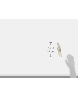 Stanley 0-84-809 Pince à etau 225mm avec mâchoire de 53mm - mors Usinés et Trempés pour Plus de Résistance - Levier de Blocage -