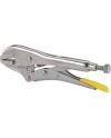 Stanley 0-84-809 Pince à etau 225mm avec mâchoire de 53mm - mors Usinés et Trempés pour Plus de Résistance - Levier de Blocage -