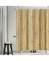 Rideau Douche Eucalyptus, Uiiooazy Rideau de Douche Feuilles Vert Plante Motif Rideau de Baignoire Anti Moisissure Imperméable