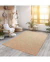 the carpet Kansas - Tapis d'extérieur Robuste au Look Naturel de Jute, résistant aux intempéries, Convient pour la terrasse et