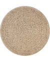 the carpet Kansas - Tapis d'extérieur Robuste au Look Naturel de Jute, résistant aux intempéries, Convient pour la terrasse et