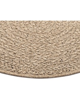 the carpet Kansas - Tapis d'extérieur Robuste au Look Naturel de Jute, résistant aux intempéries, Convient pour la terrasse et