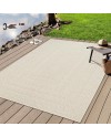 the carpet Kansas - Tapis d'extérieur Robuste au Look Naturel de Jute, résistant aux intempéries, Convient pour la terrasse et