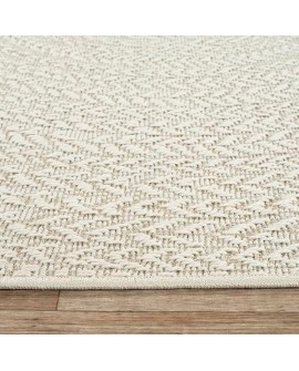 the carpet Kansas - Tapis d'extérieur Robuste au Look Naturel de Jute, résistant aux intempéries, Convient pour la terrasse et