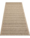 the carpet Kansas - Tapis d'extérieur Robuste au Look Naturel de Jute, résistant aux intempéries, Convient pour la terrasse et