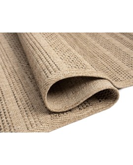 the carpet Kansas - Tapis d'extérieur Robuste au Look Naturel de Jute, résistant aux intempéries, Convient pour la terrasse et