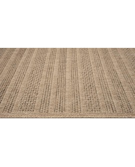 the carpet Kansas - Tapis d'extérieur Robuste au Look Naturel de Jute, résistant aux intempéries, Convient pour la terrasse et