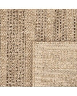 the carpet Kansas - Tapis d'extérieur Robuste au Look Naturel de Jute, résistant aux intempéries, Convient pour la terrasse et