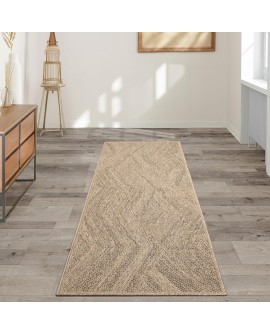 the carpet Kansas - Tapis d'extérieur Robuste au Look Naturel de Jute, résistant aux intempéries, Convient pour la terrasse et