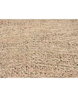 the carpet Kansas - Tapis d'extérieur Robuste au Look Naturel de Jute, résistant aux intempéries, Convient pour la terrasse et