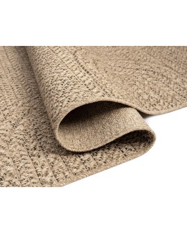 the carpet Kansas - Tapis d'extérieur Robuste au Look Naturel de Jute, résistant aux intempéries, Convient pour la terrasse et