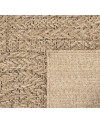 the carpet Kansas - Tapis d'extérieur Robuste au Look Naturel de Jute, résistant aux intempéries, Convient pour la terrasse et