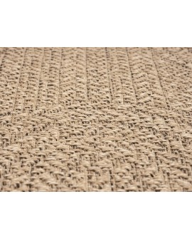 the carpet Kansas - Tapis d'extérieur Robuste au Look Naturel de Jute, résistant aux intempéries, Convient pour la terrasse et