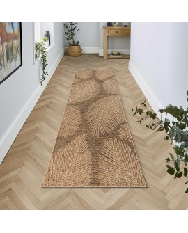 the carpet Kansas - Tapis d'extérieur Robuste au Look Naturel de Jute, résistant aux intempéries, Convient pour la terrasse et