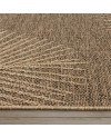 the carpet Kansas - Tapis d'extérieur Robuste au Look Naturel de Jute, résistant aux intempéries, Convient pour la terrasse et