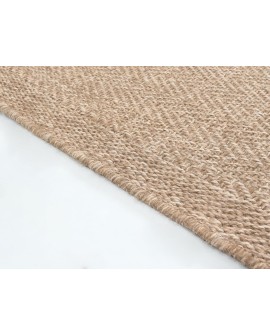 the carpet Kansas - Tapis d'extérieur Robuste au Look Naturel de Jute, résistant aux intempéries, Convient pour la terrasse et