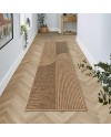 the carpet Kansas - Tapis d'extérieur Robuste au Look Naturel de Jute, résistant aux intempéries, Convient pour la terrasse et