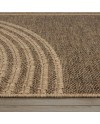 the carpet Kansas - Tapis d'extérieur Robuste au Look Naturel de Jute, résistant aux intempéries, Convient pour la terrasse et