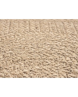 the carpet Kansas - Tapis d'extérieur Robuste au Look Naturel de Jute, résistant aux intempéries, Convient pour la terrasse et