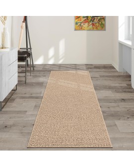 the carpet Kansas - Tapis d'extérieur Robuste au Look Naturel de Jute, résistant aux intempéries, Convient pour la terrasse et