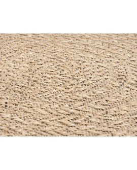 the carpet Kansas - Tapis d'extérieur Robuste au Look Naturel de Jute, résistant aux intempéries, Convient pour la terrasse et