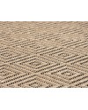 the carpet Kansas - Tapis d'extérieur Robuste au Look Naturel de Jute, résistant aux intempéries, Convient pour la terrasse et