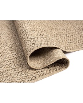 the carpet Kansas - Tapis d'extérieur Robuste au Look Naturel de Jute, résistant aux intempéries, Convient pour la terrasse et