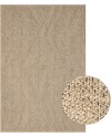 the carpet Kansas - Tapis d'extérieur Robuste au Look Naturel de Jute, résistant aux intempéries, Convient pour la terrasse et