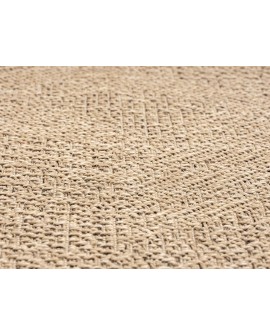 the carpet Kansas - Tapis d'extérieur Robuste au Look Naturel de Jute, résistant aux intempéries, Convient pour la terrasse et