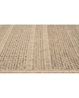 the carpet Kansas - Tapis d'extérieur Robuste au Look Naturel de Jute, résistant aux intempéries, Convient pour la terrasse et