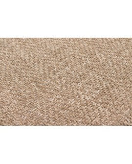 the carpet Kansas - Tapis d'extérieur Robuste au Look Naturel de Jute, résistant aux intempéries, Convient pour la terrasse et