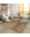 the carpet Kansas - Tapis d'extérieur Robuste au Look Naturel de Jute, résistant aux intempéries, Convient pour la terrasse et