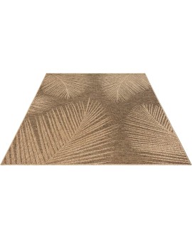 the carpet Kansas - Tapis d'extérieur Robuste au Look Naturel de Jute, résistant aux intempéries, Convient pour la terrasse et