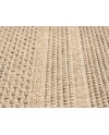 the carpet Kansas - Tapis d'extérieur Robuste au Look Naturel de Jute, résistant aux intempéries, Convient pour la terrasse et