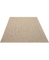 the carpet Kansas - Tapis d'extérieur Robuste au Look Naturel de Jute, résistant aux intempéries, Convient pour la terrasse et