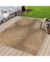 the carpet Kansas - Tapis d'extérieur Robuste au Look Naturel de Jute, résistant aux intempéries, Convient pour la terrasse et