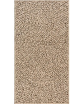 the carpet Kansas - Tapis d'extérieur Robuste au Look Naturel de Jute, résistant aux intempéries, Convient pour la terrasse et