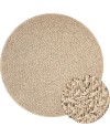 the carpet Kansas - Tapis d'extérieur Robuste au Look Naturel de Jute, résistant aux intempéries, Convient pour la terrasse et