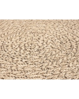 the carpet Kansas - Tapis d'extérieur Robuste au Look Naturel de Jute, résistant aux intempéries, Convient pour la terrasse et