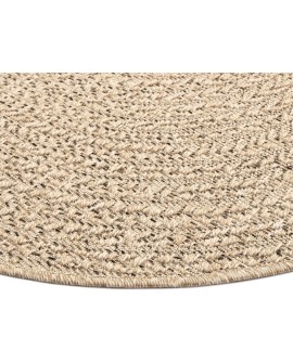 the carpet Kansas - Tapis d'extérieur Robuste au Look Naturel de Jute, résistant aux intempéries, Convient pour la terrasse et