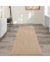 the carpet Kansas - Tapis d'extérieur Robuste au Look Naturel de Jute, résistant aux intempéries, Convient pour la terrasse et