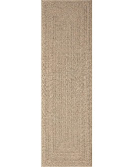 the carpet Kansas - Tapis d'extérieur Robuste au Look Naturel de Jute, résistant aux intempéries, Convient pour la terrasse et