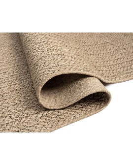 the carpet Kansas - Tapis d'extérieur Robuste au Look Naturel de Jute, résistant aux intempéries, Convient pour la terrasse et