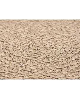 the carpet Kansas - Tapis d'extérieur Robuste au Look Naturel de Jute, résistant aux intempéries, Convient pour la terrasse et